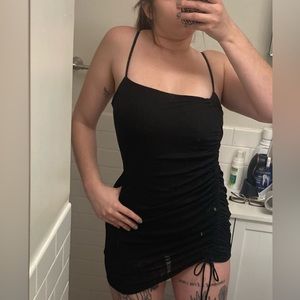 Little Black Dress from Topshop with Ruched Detail